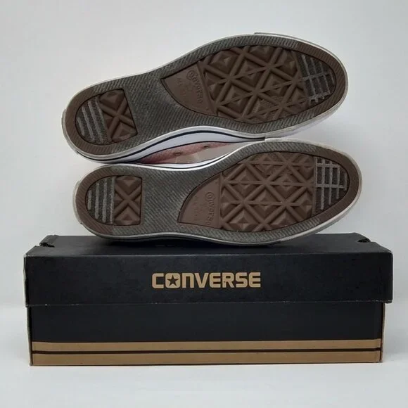 Women's Converse Chuck Taylor All Star Hi-Top White/Vapor Pink/White Sneakers-S7 - Picture 6 of 7